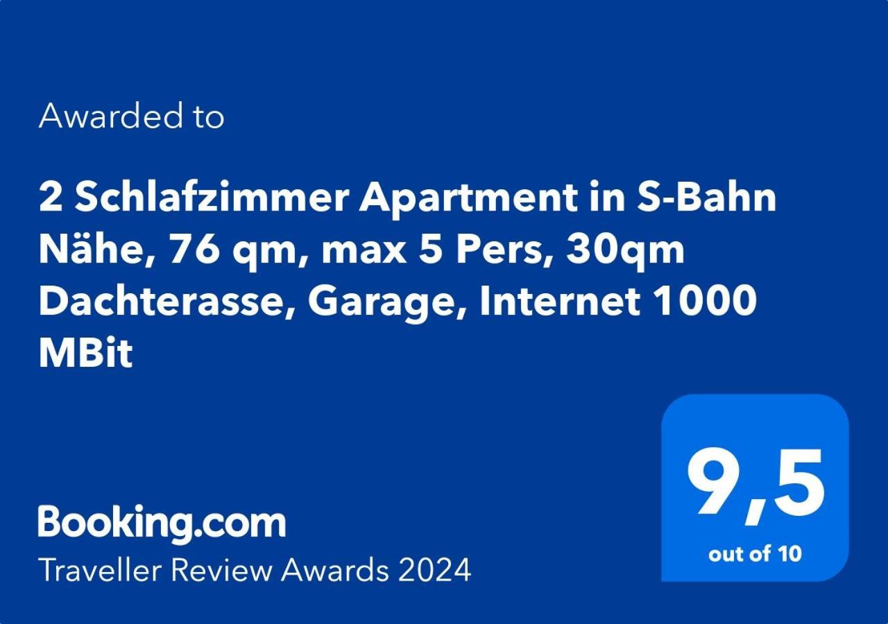 Appartement Janina in S-Bahn Nähe, 76 qm, max 4 Pers, Internet 1000 MBit Gärtringen Exterior foto